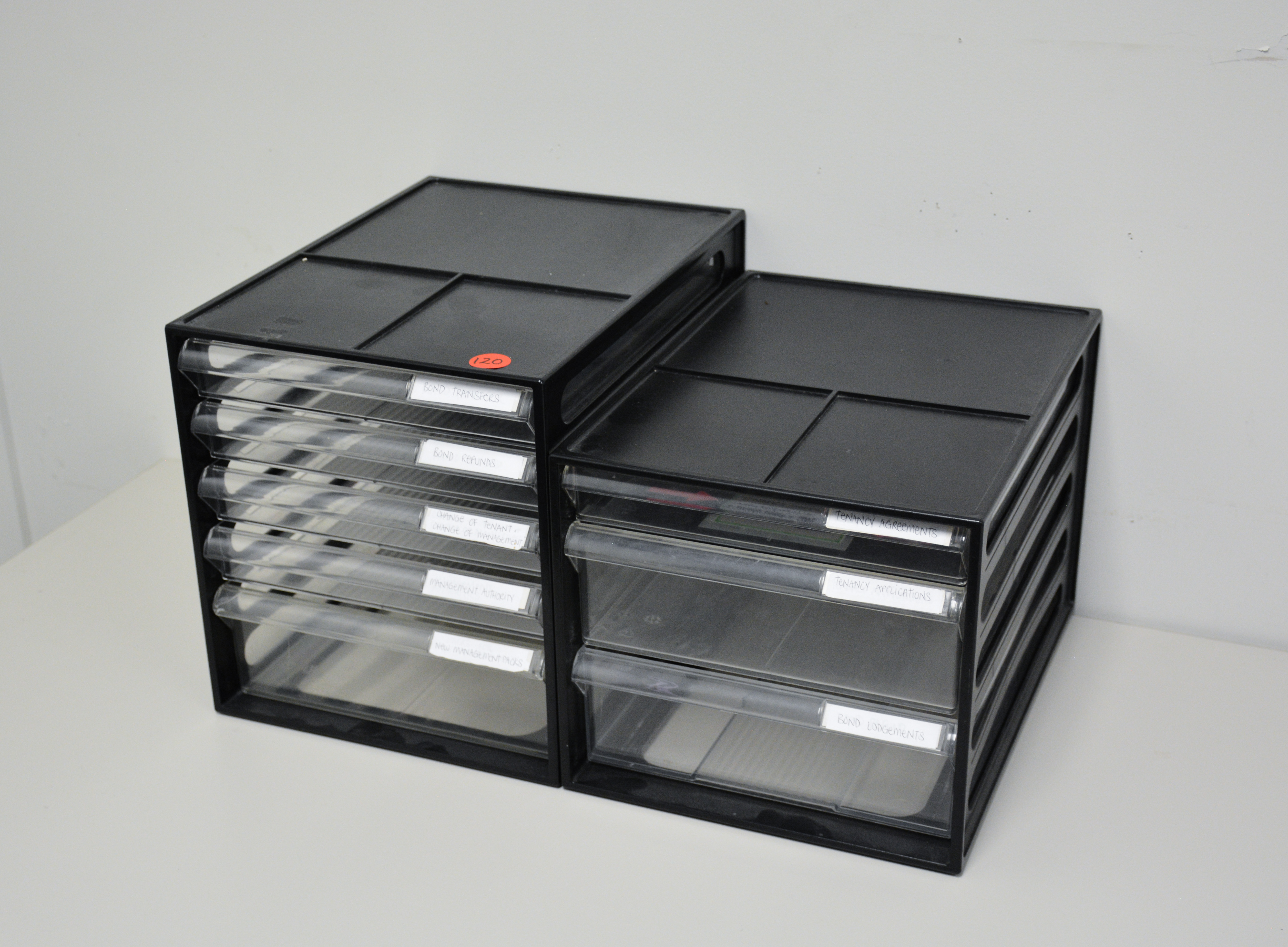 Desktop Tidy Drawer Units x 2 — sold at auction in New Zealand for $20