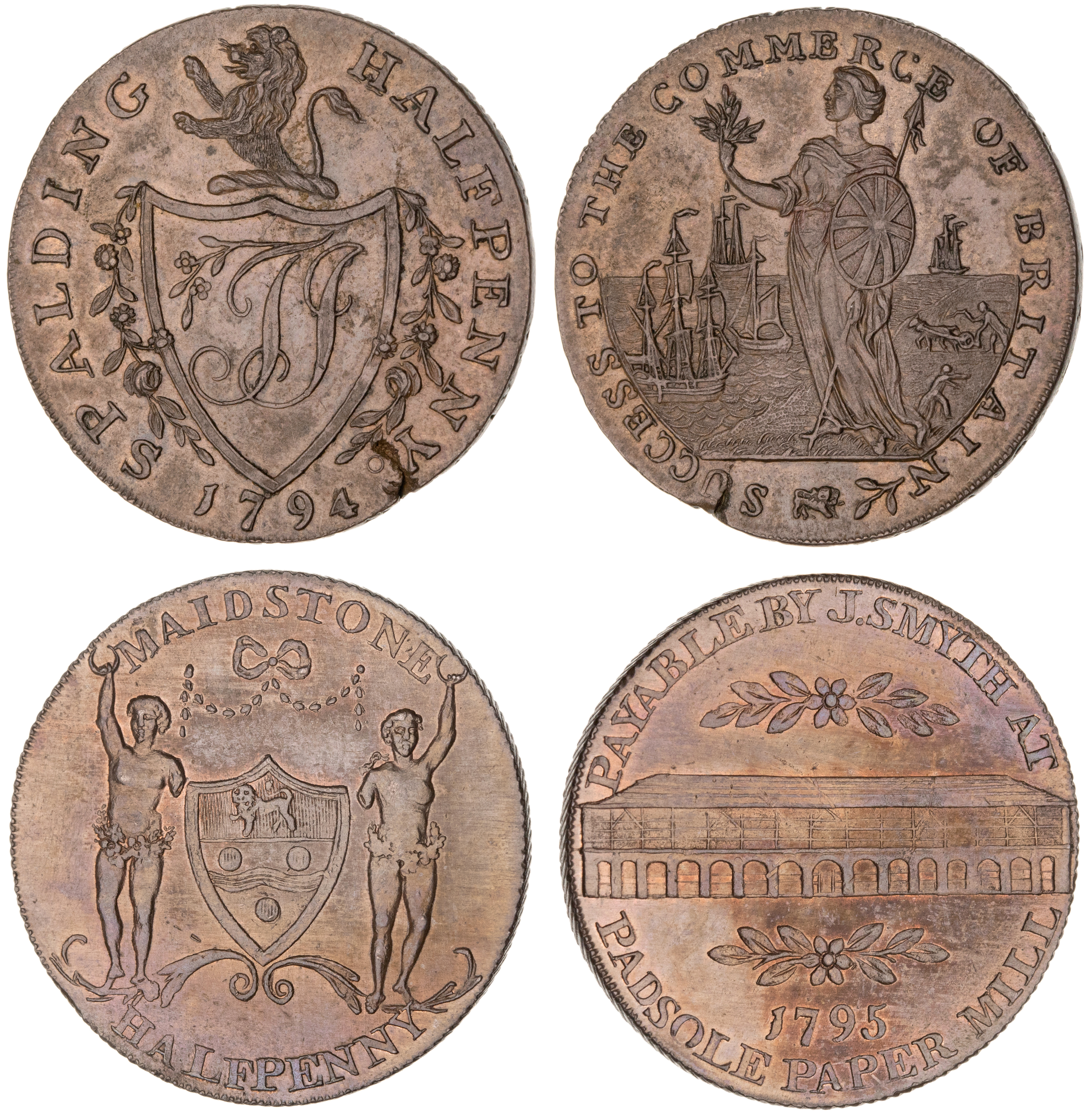Great Britain, Halfpenny, 1795, UNC