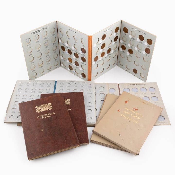 Miscellaneous Albums, Halfpenny - Florin, F - EF