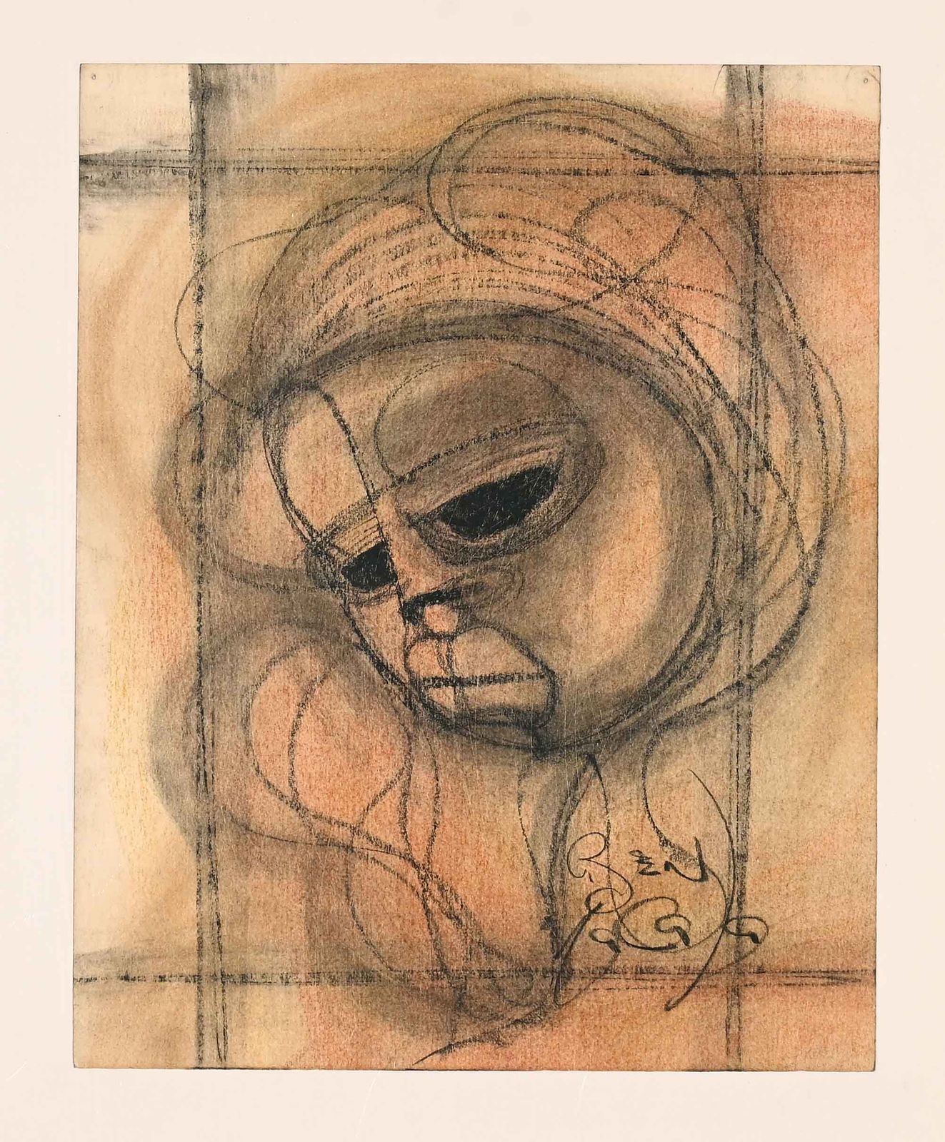 Ben Macala (South Africa, 1938 1997), Figure with Downcast Eyes