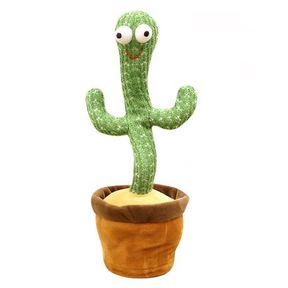 Dancing Cactus Toys -Talking Dancing Cactus Plush Toy Electronic Shake Toy -51732/858 B3 (S9)