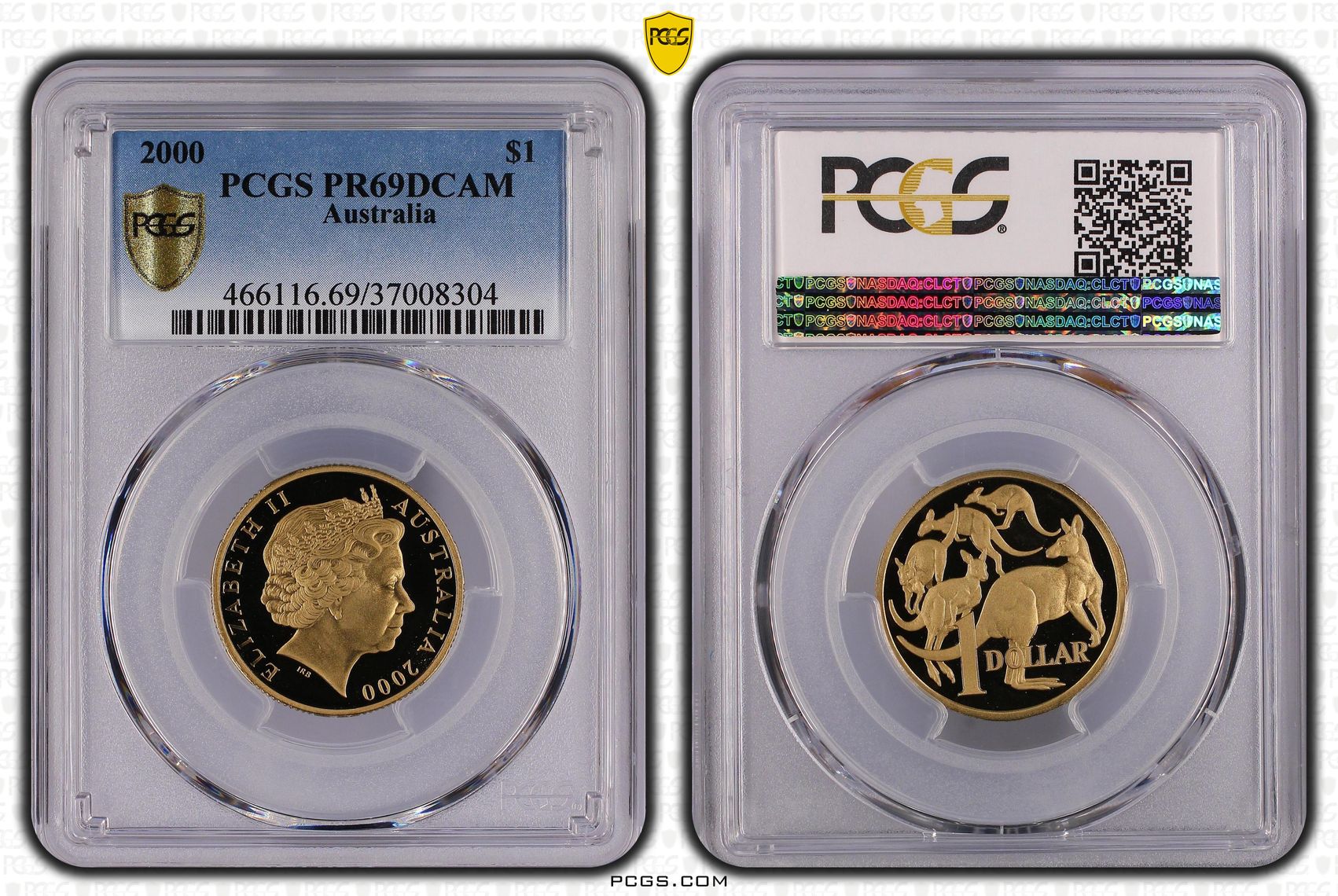 One Dollar, 2000, PCGS PR69DCAM