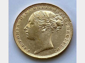 1880 VICTORIA LONDON MINT YOUNG HEAD SOVEREIGN