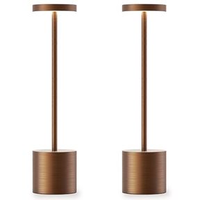 13.5 INCHES CORDLESS TABLE LAMP, 3-LEVELS LIGHT STEPLESS DIMMING BRIGHTNESS RECHARGEABLE 6000 MAH BATTERY CORDLESS LED 13.5 INCHES