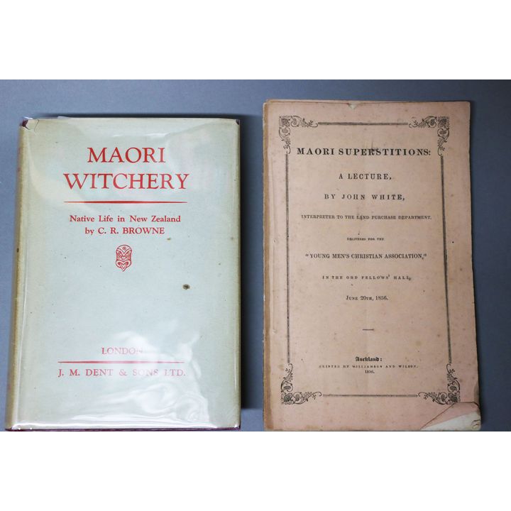 BROWNE, C.R. [Association copy] [2 titles] - Māori Witchery