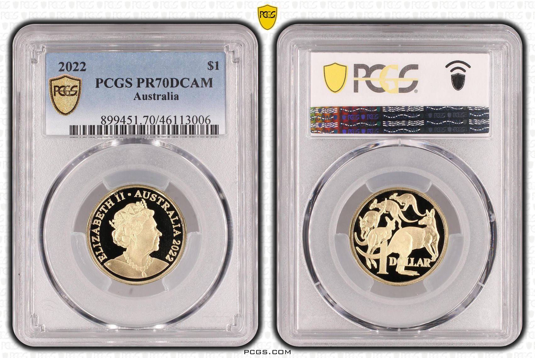 One Dollar, 2022, PCGS PR70DCAM