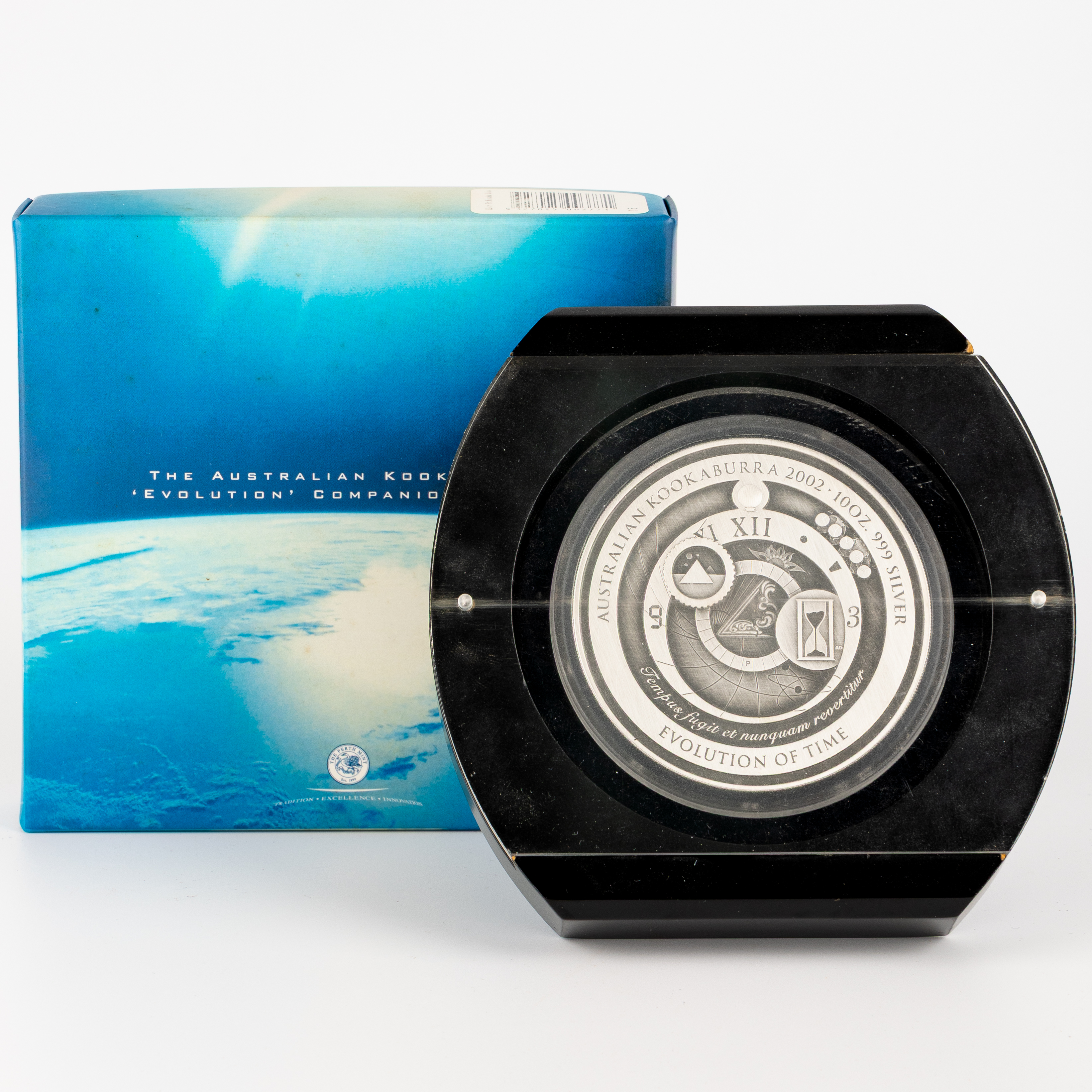 312 · Elizabeth II, Perth Mint - The Australian Kookaburra, 'Evolution' Companion Series, Ten Dollars, 2002, FDC