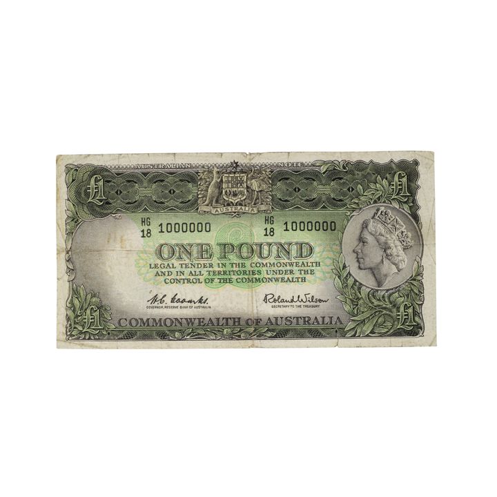 Elizabeth II, Pound, 1961, aF