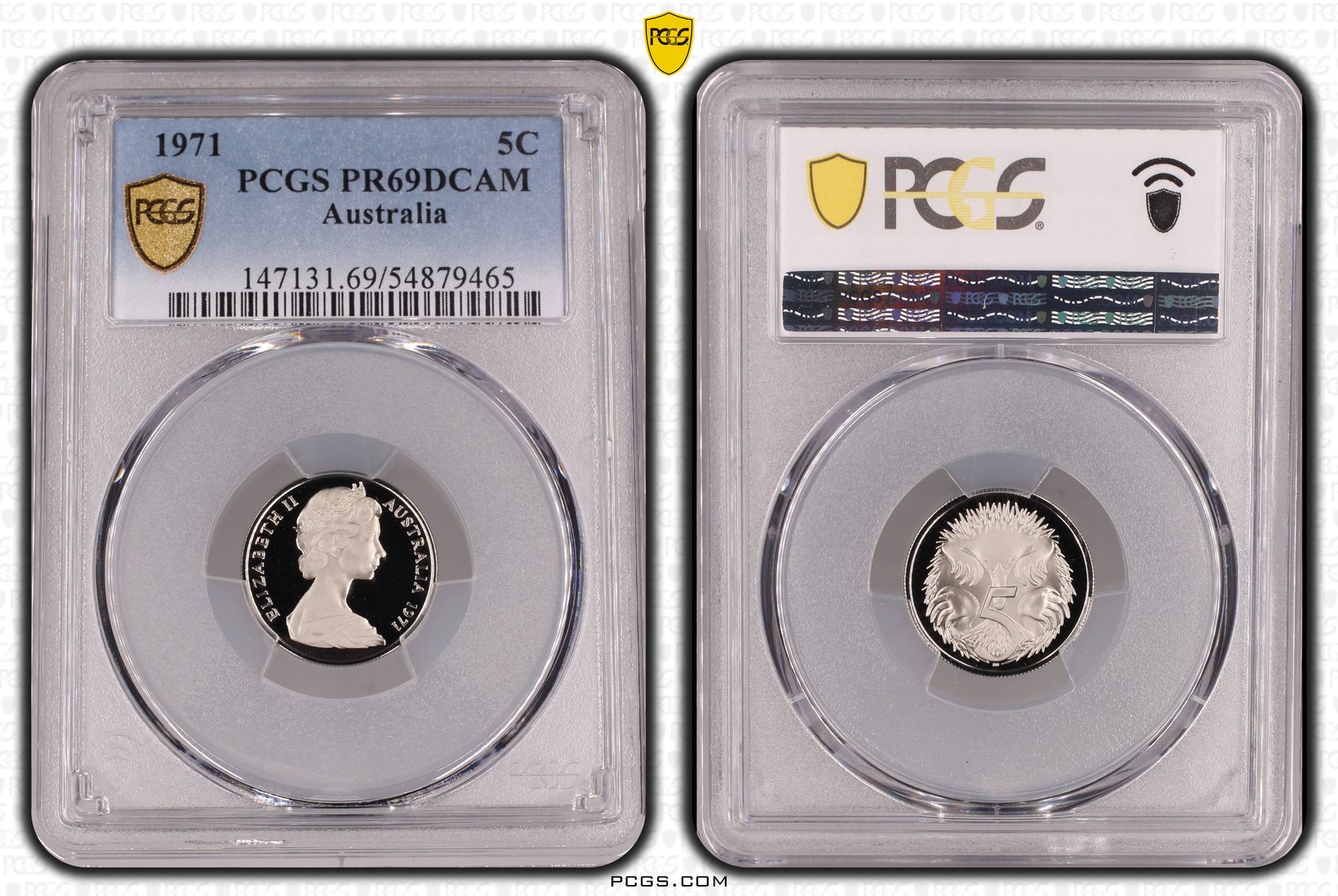 Five Cent, 1971, PCGS PR69DCAM