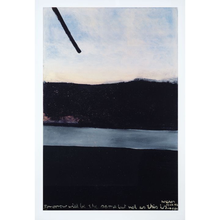 Colin McCahon 'Tomorrow will be the same but not as this is'