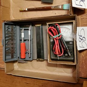 New Exacto knife set, edge duplicator and electrical tester