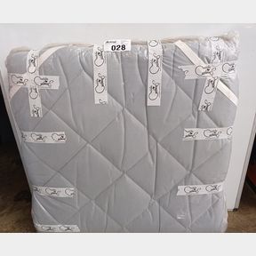 CUDDLE CUSHIONS - MATTRESS TOPPER - ALOE VERA RANGE - WHITE - SINGLE XL 92 CM -