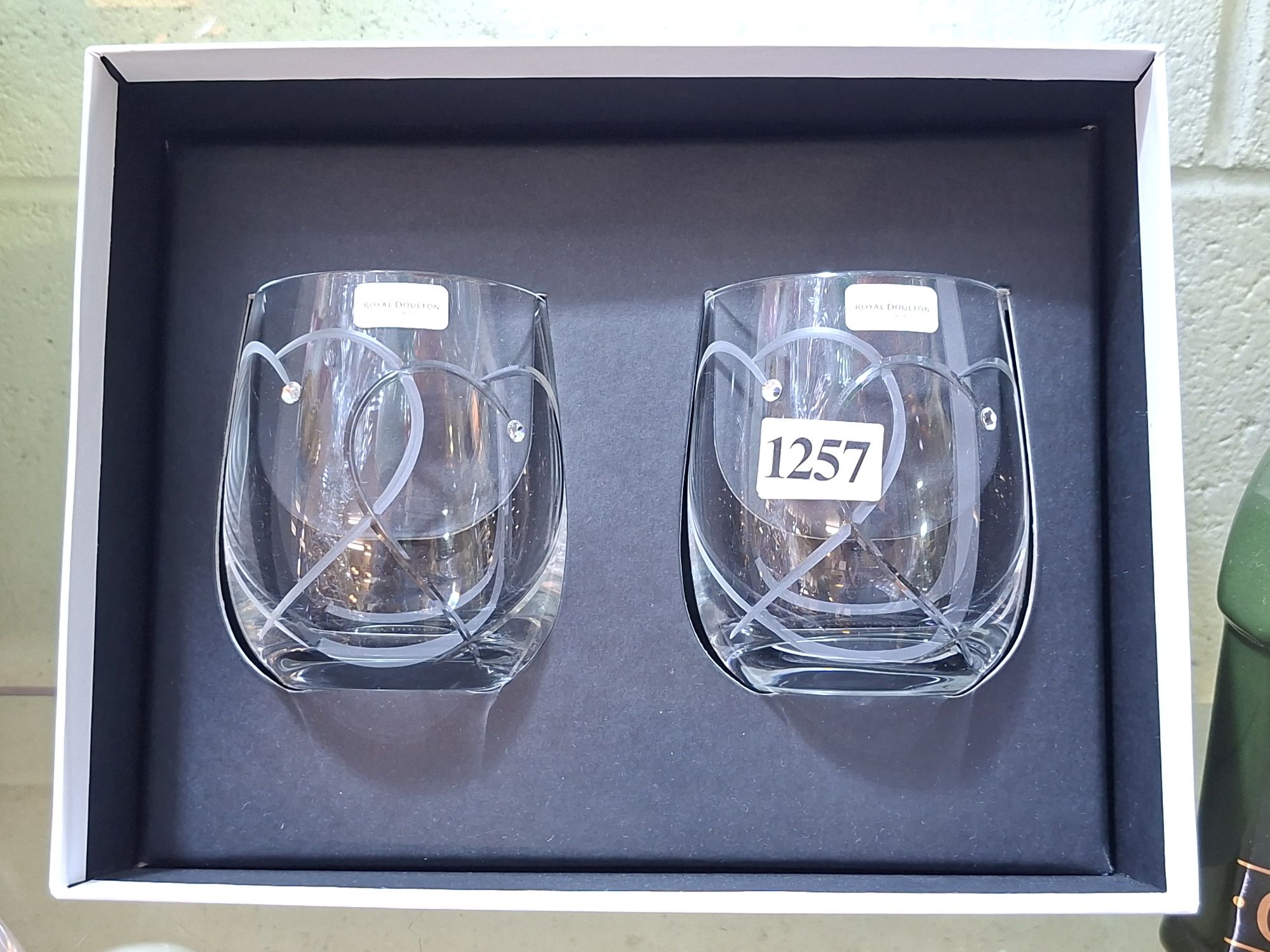 ROYAL DOULTON SWAROVSKI GLASSES