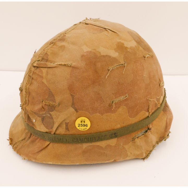 Old US Army Camouflage Helmet