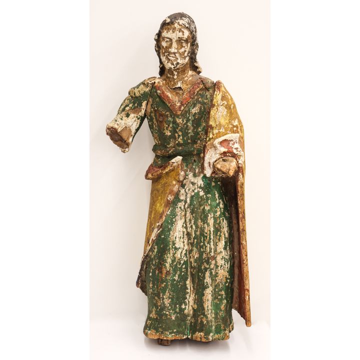 Italian 18th Cent. Polychrome Santos Figure