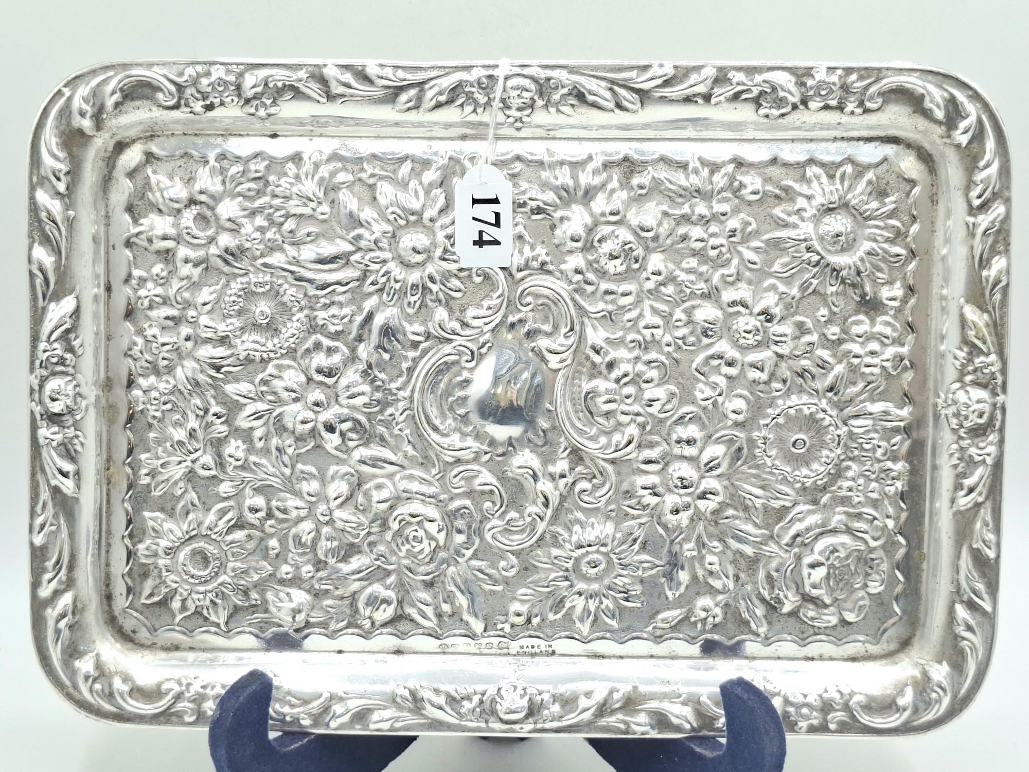 An Antique Silverplated Tray