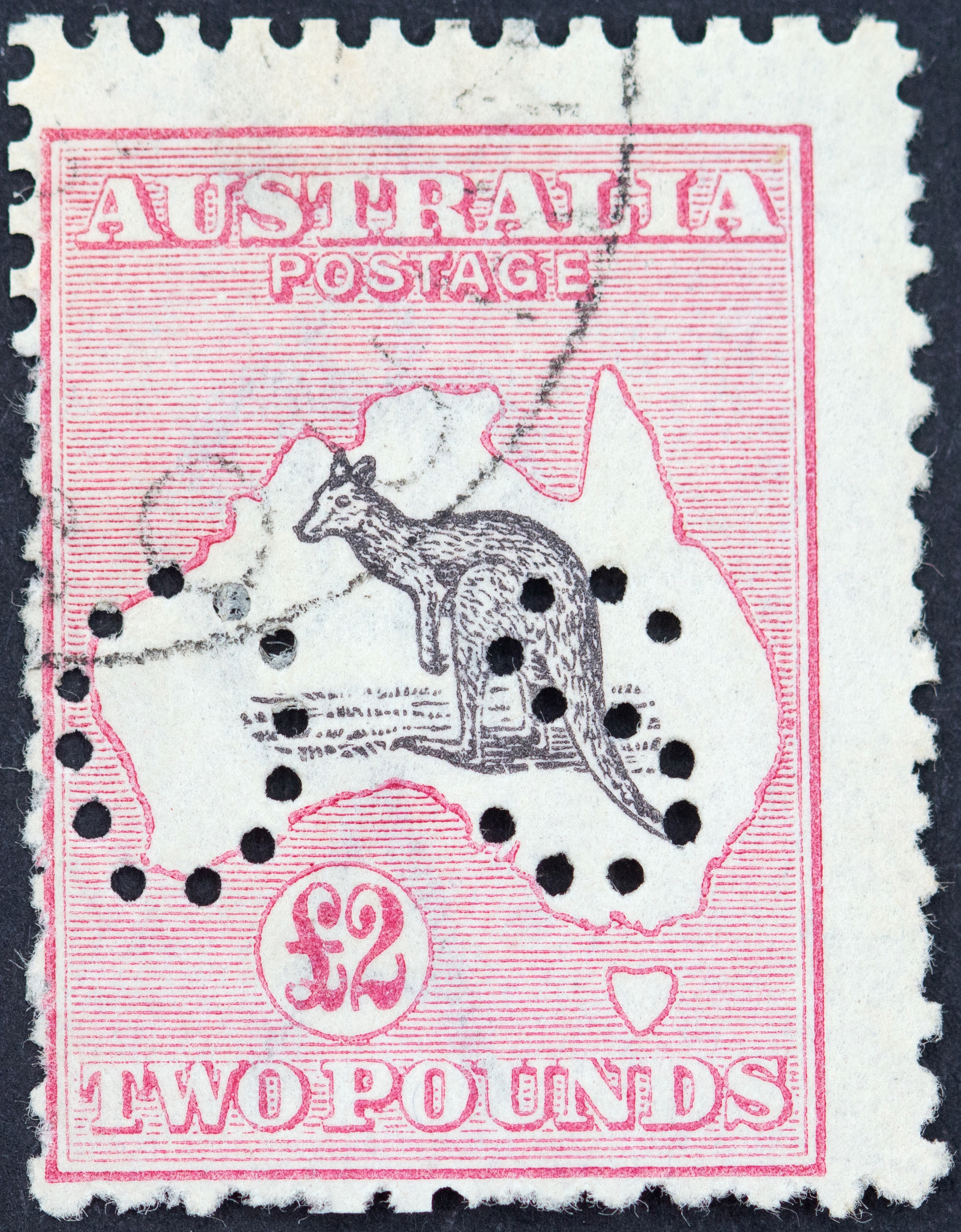 449 · Third Watermark, Two Pounds, 1919, Good