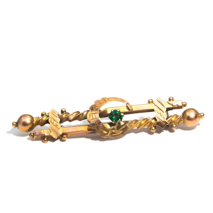 Early 1900s 9 Carat Gold Antique Brooch,