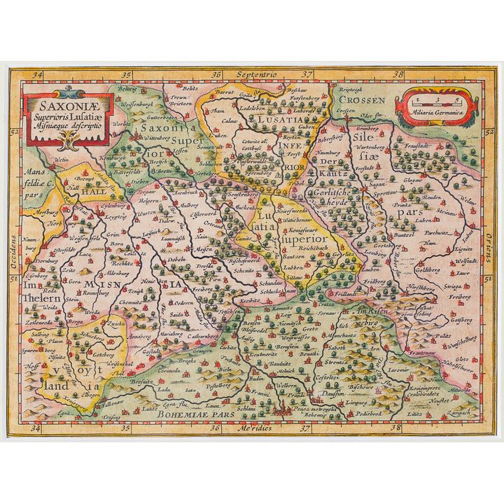 Gerard Mercator | Saxoniae Superioris Lusatiae