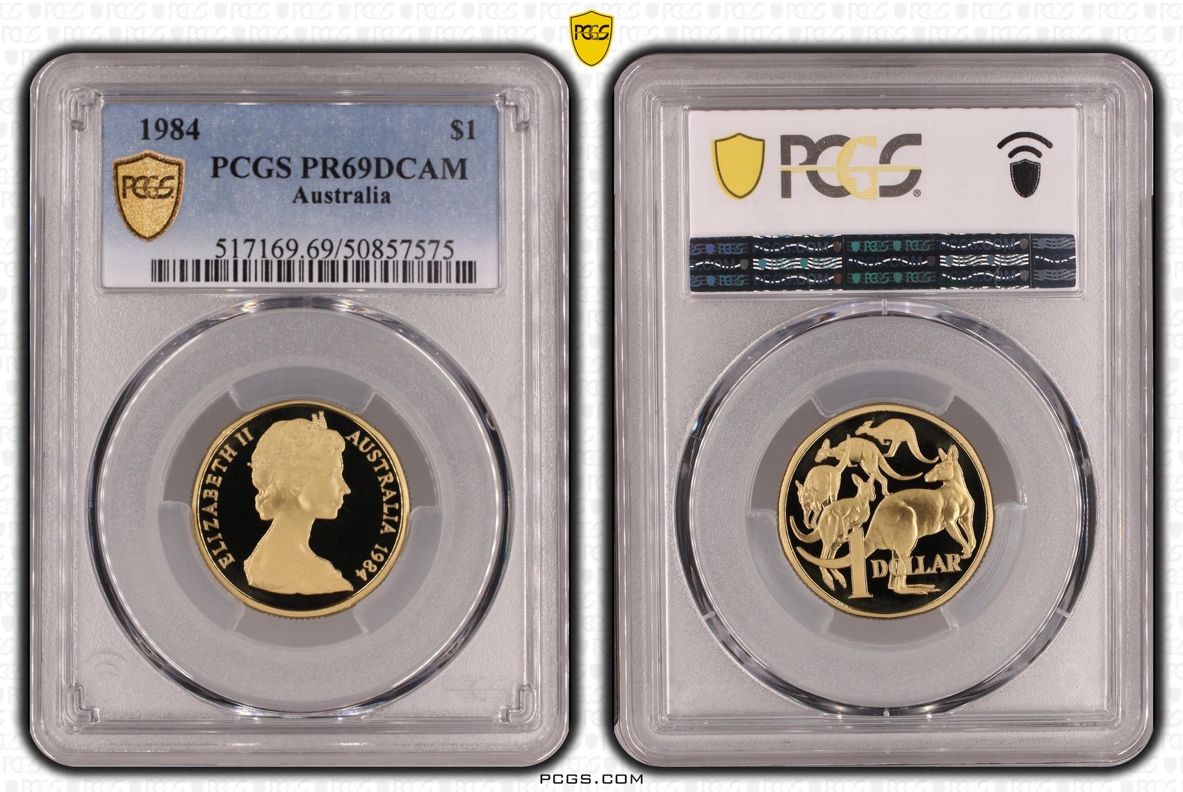One Dollar, 1984, PCGS PR69DCAM