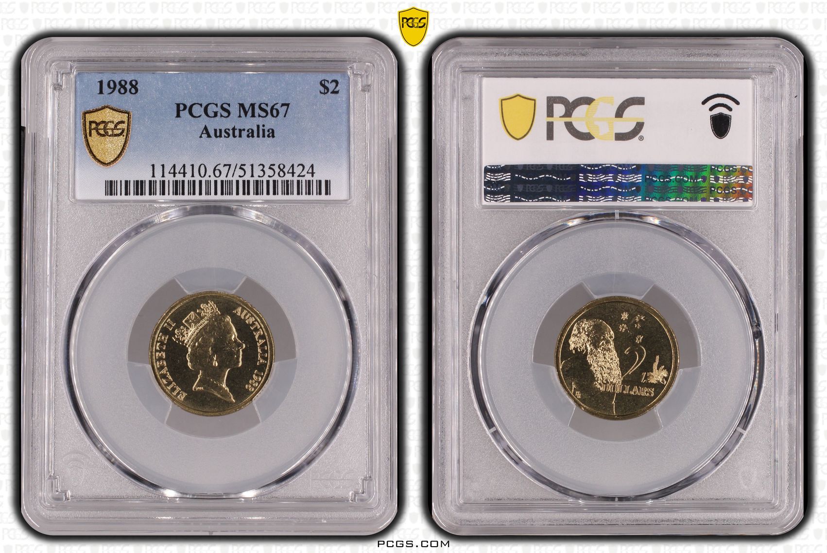 Two Dollar, 1988, PCGS MS67