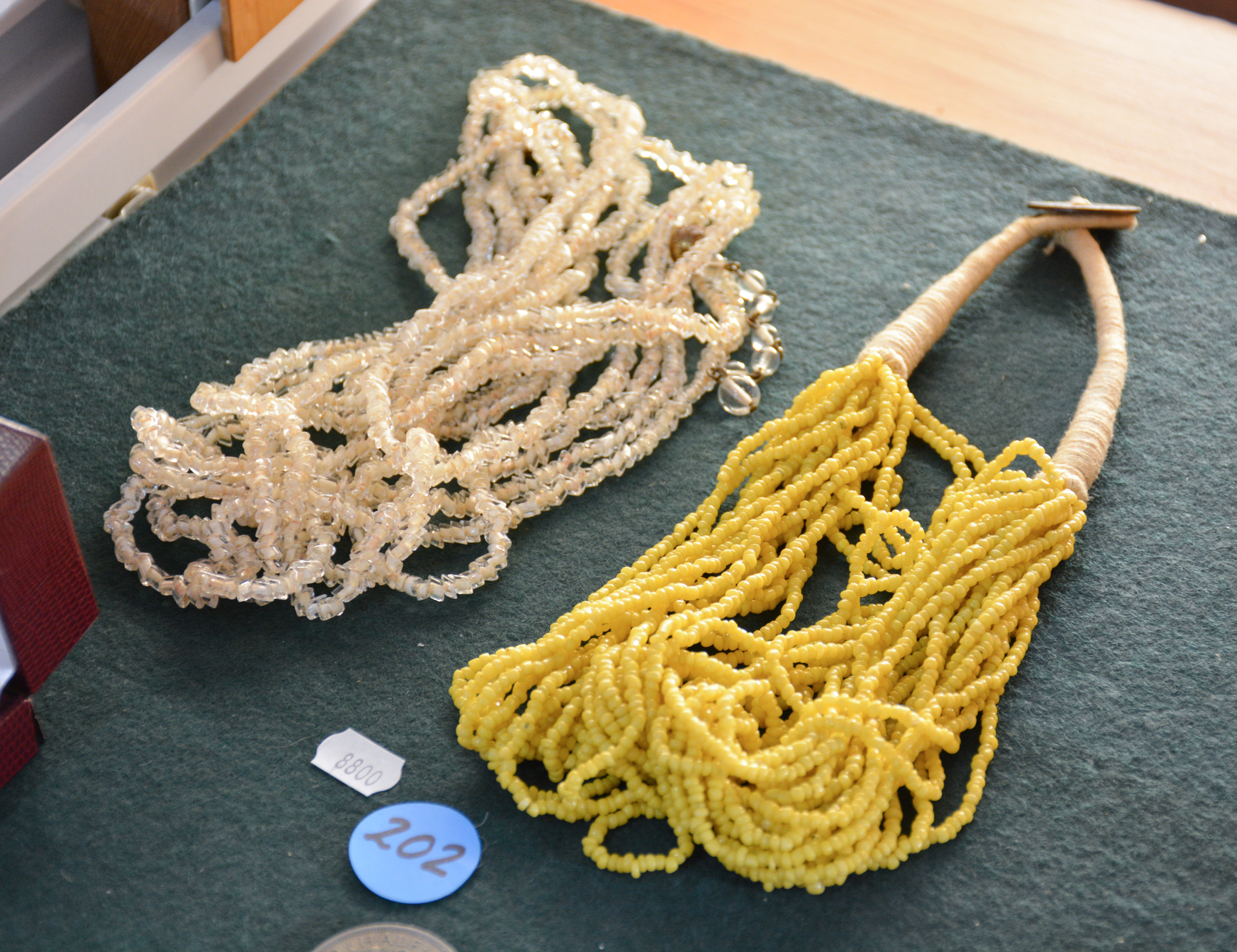 Costume Bead Necklaces x 2 — NZ auction result