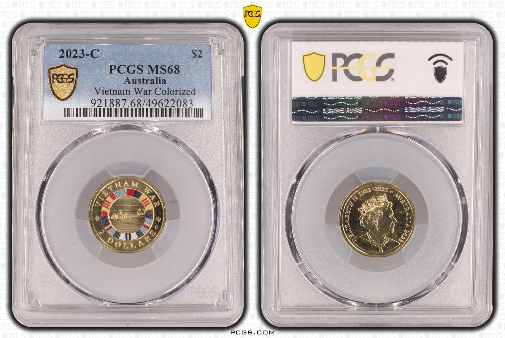 Vietnam War Colorized, Two Dollar, 2023-C, PCGS MS68