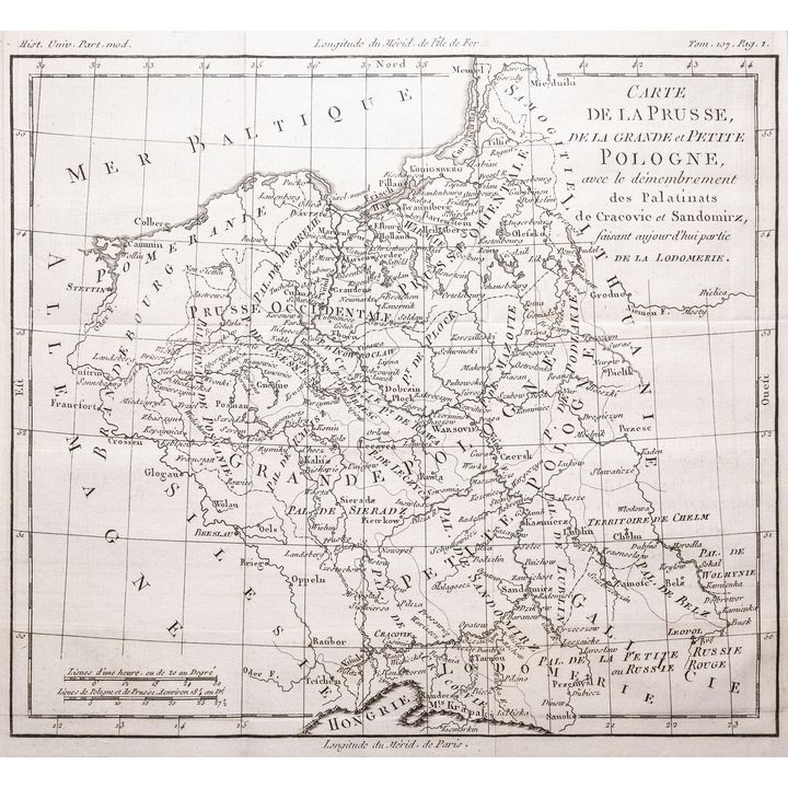 Louis Brion de la Tour | Carte de la Prusse, de la Grande et Petite Pologne…