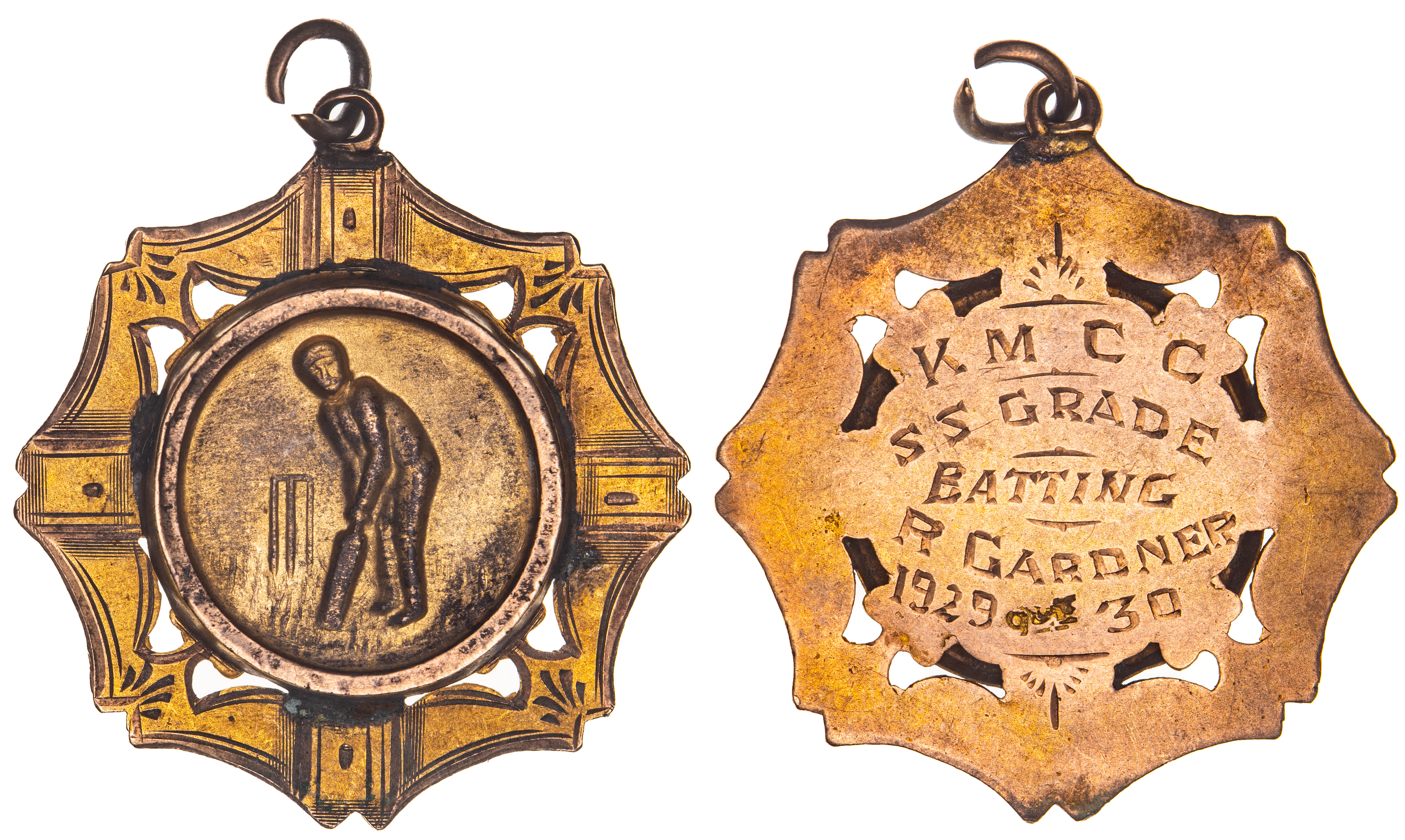 KMCC Cricket Medal, 1929-30, gVF