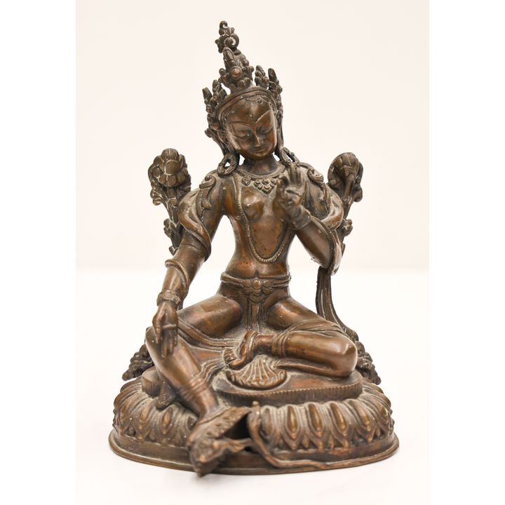 Tibetan Bronze Seated Tara