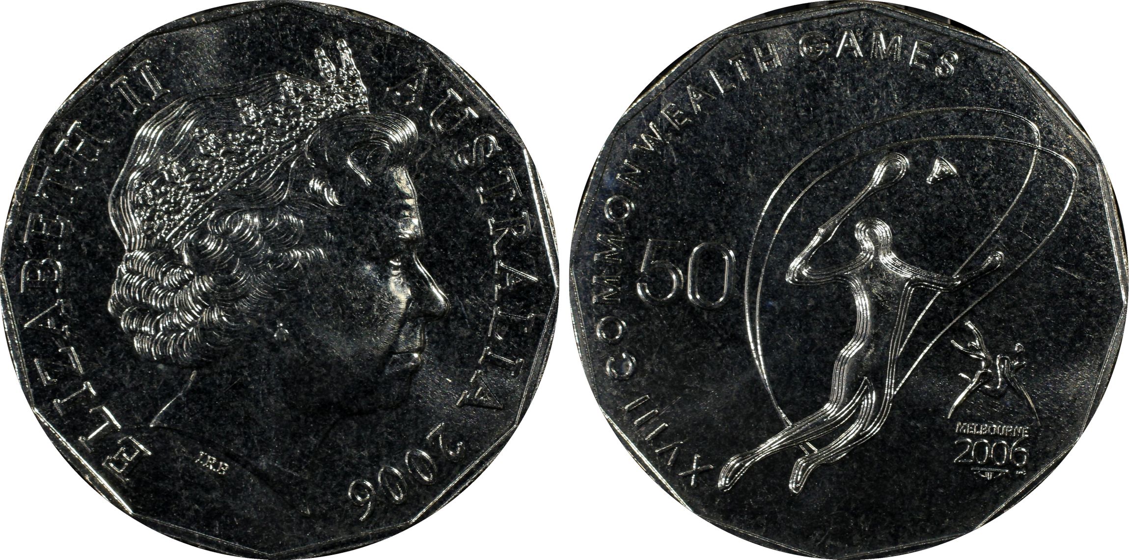 Badminton , Fifty Cent, 2006, PCGS MS66