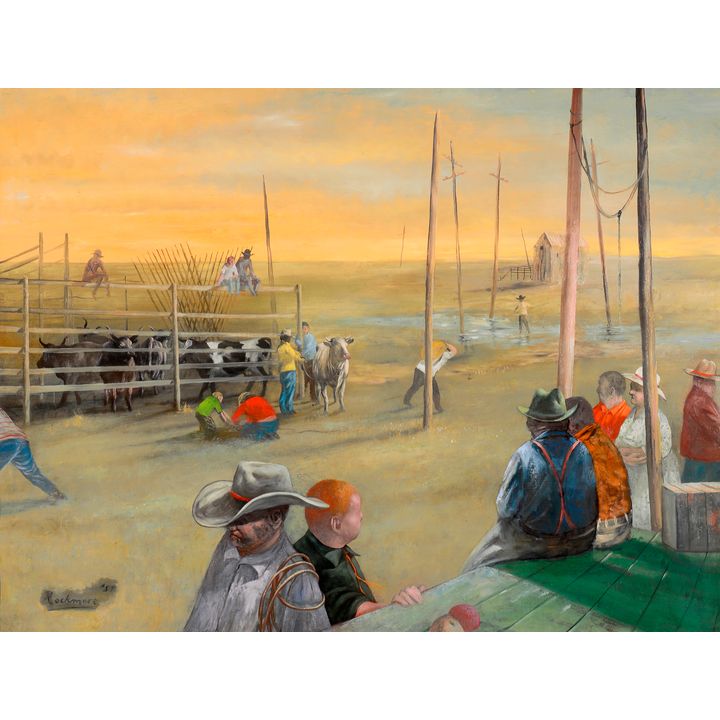 Noel Rockmore (1928-1995), Cattle Branding