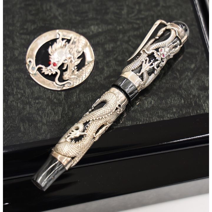 Montegrappa The Dragon 1995 Sterling Fountain Pen
