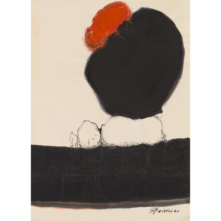 Georg Karl Pfahler Untitled (Formativ 103) 1960