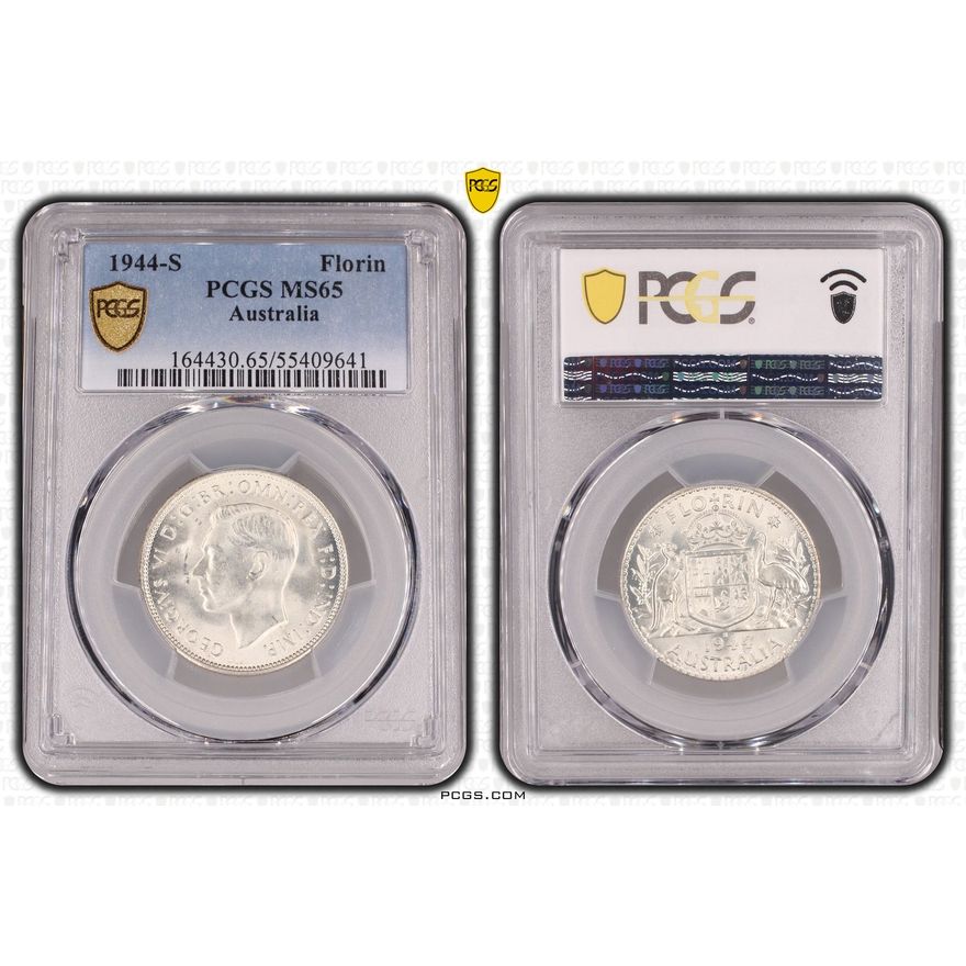 Florin, 1944-S, PCGS MS65