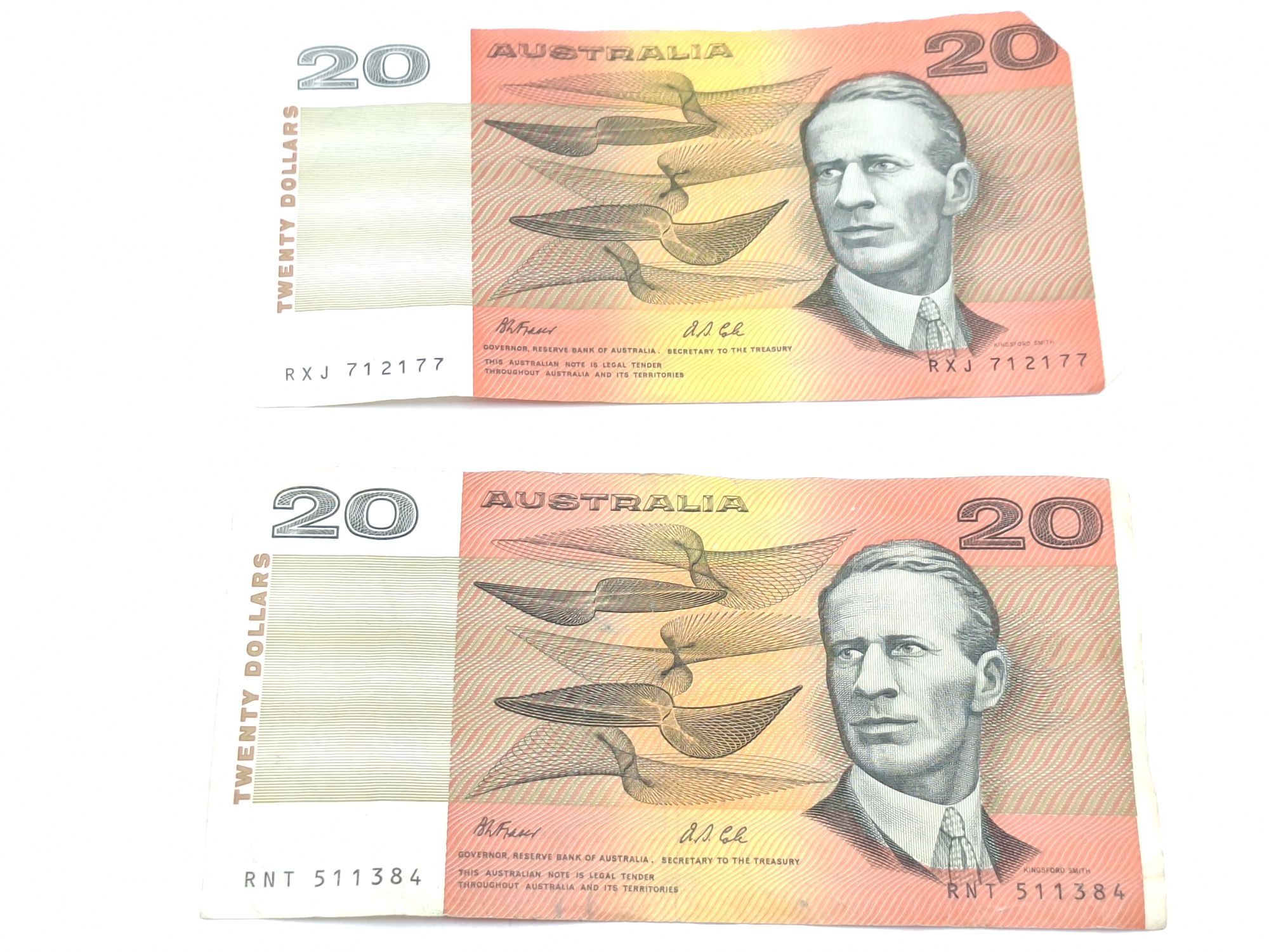 Australian $20 Banknotes