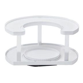 Multi-Use Spinning Spice Rack Two Levels Height Adjustable