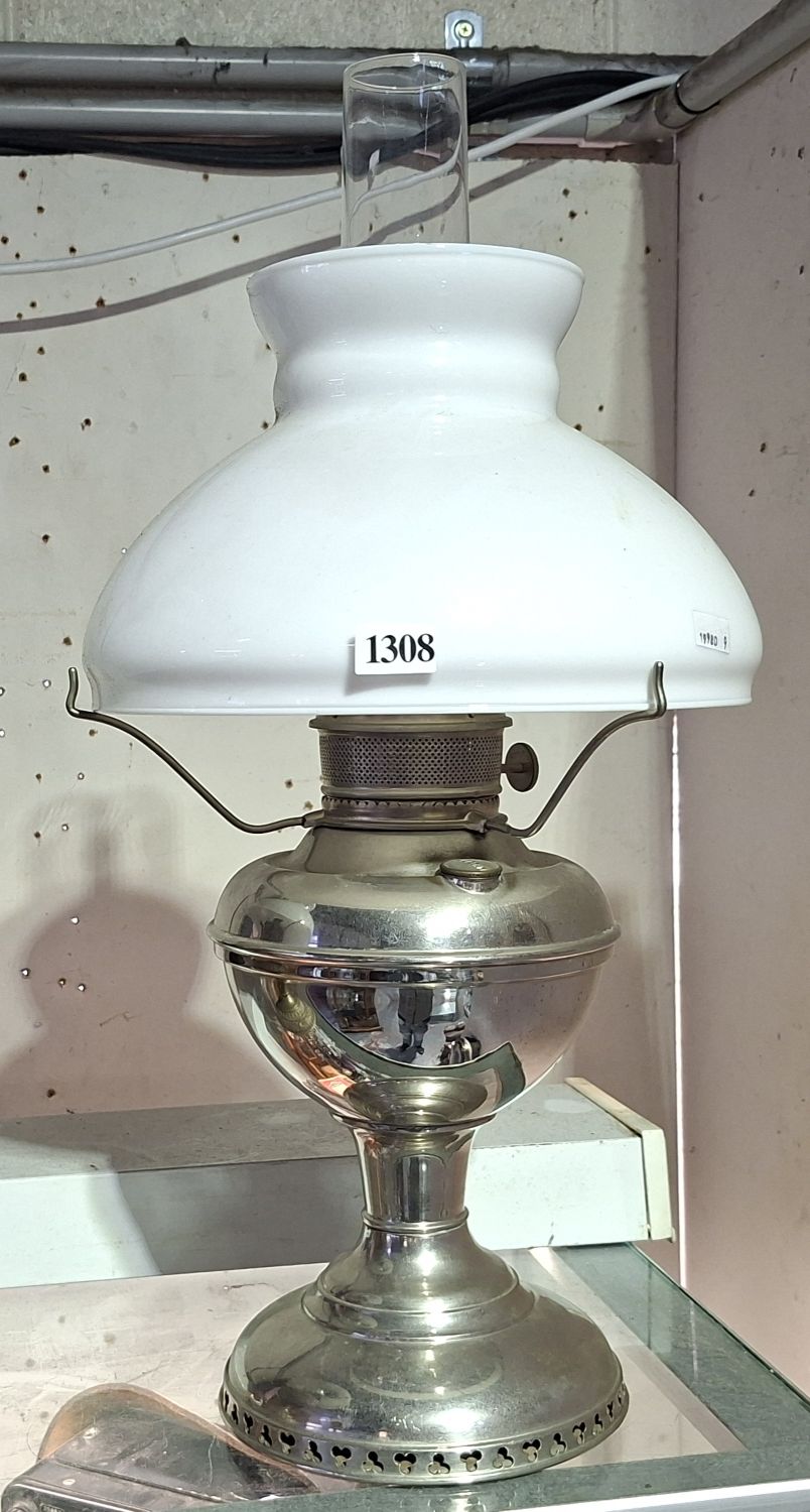Miller' Chrome Oil Lamp