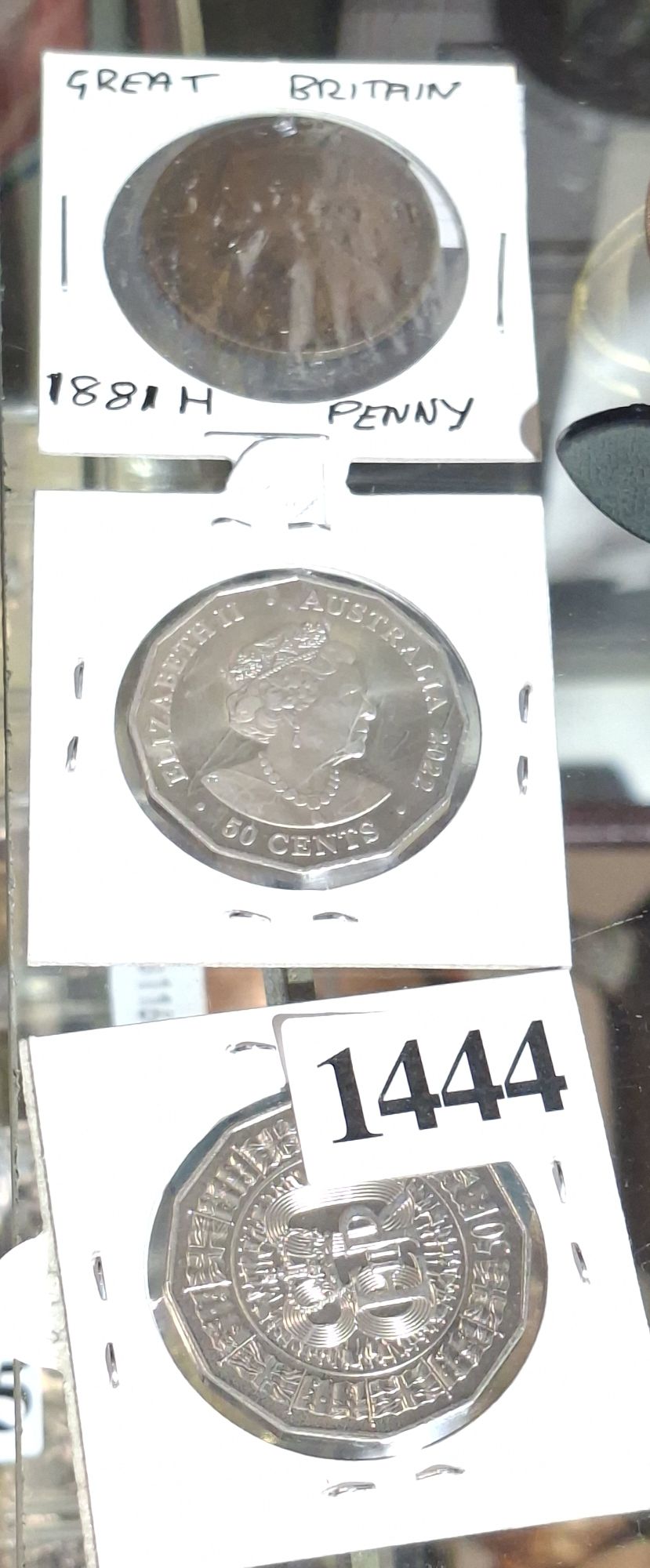 TWO ROYALTY FIFTY CENT COINS