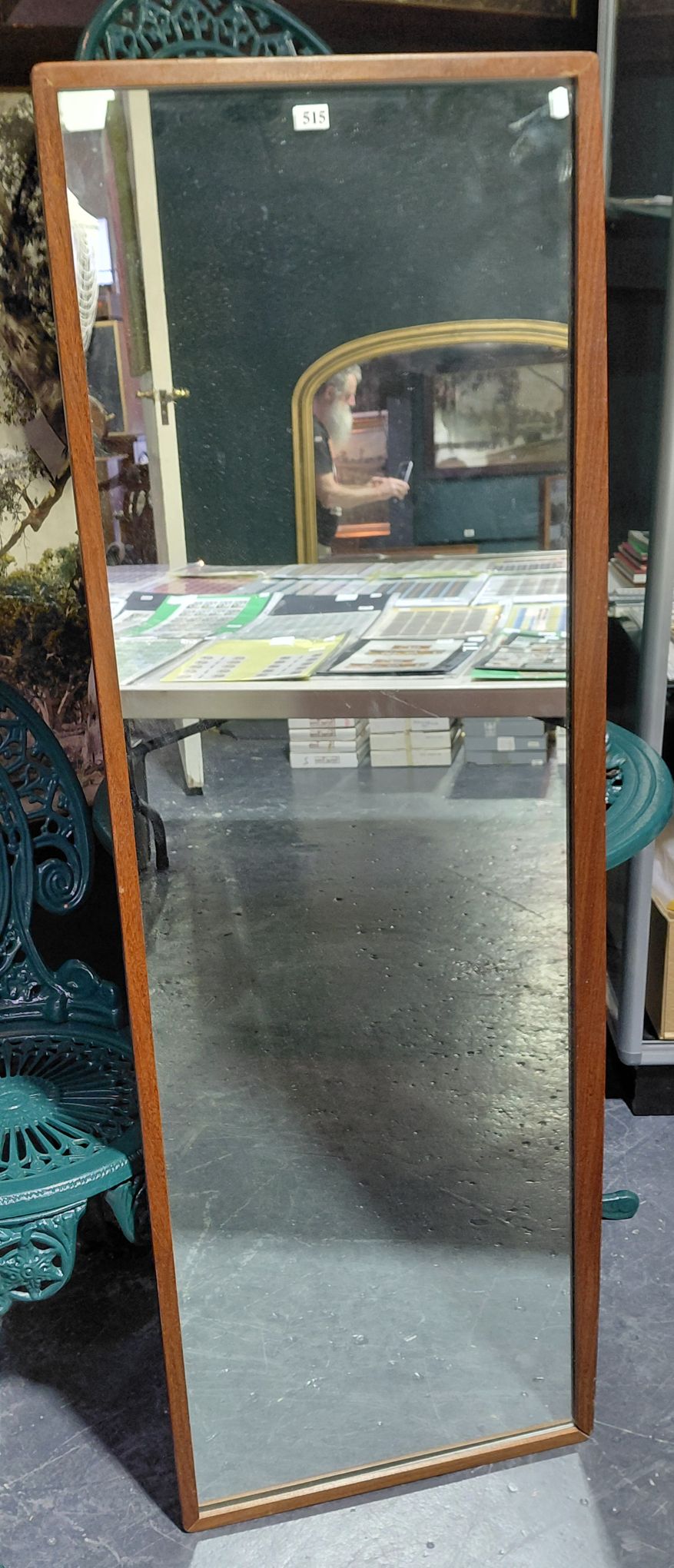 MID CENTURY WALL MIRROR