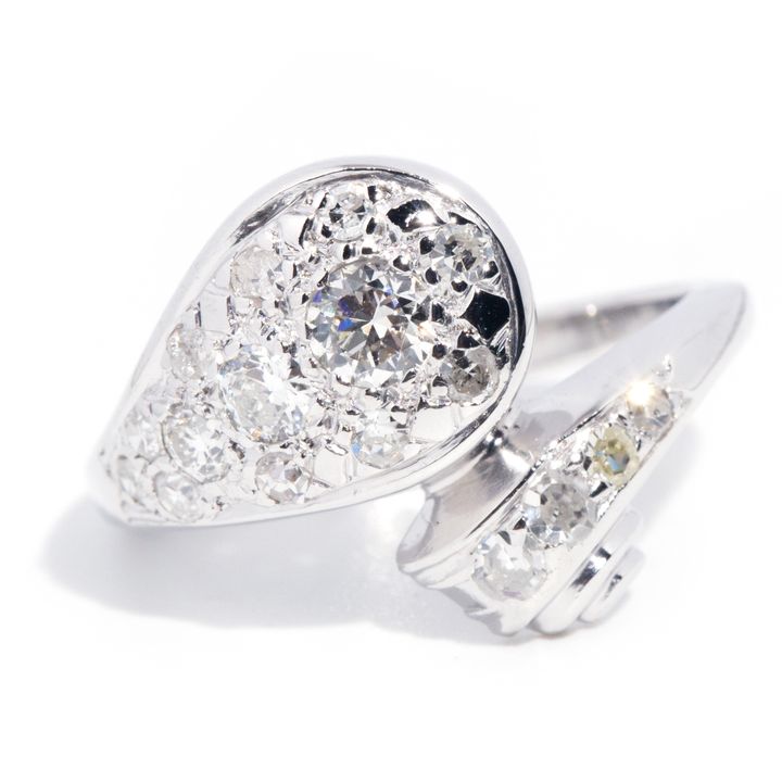 0.66 Carat Diamond 14 Carat Gold Vintage Ring