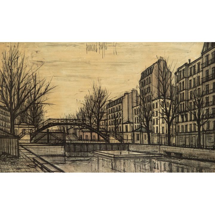 Bernard Buffet | Pejzaż miejski, 1956 r.