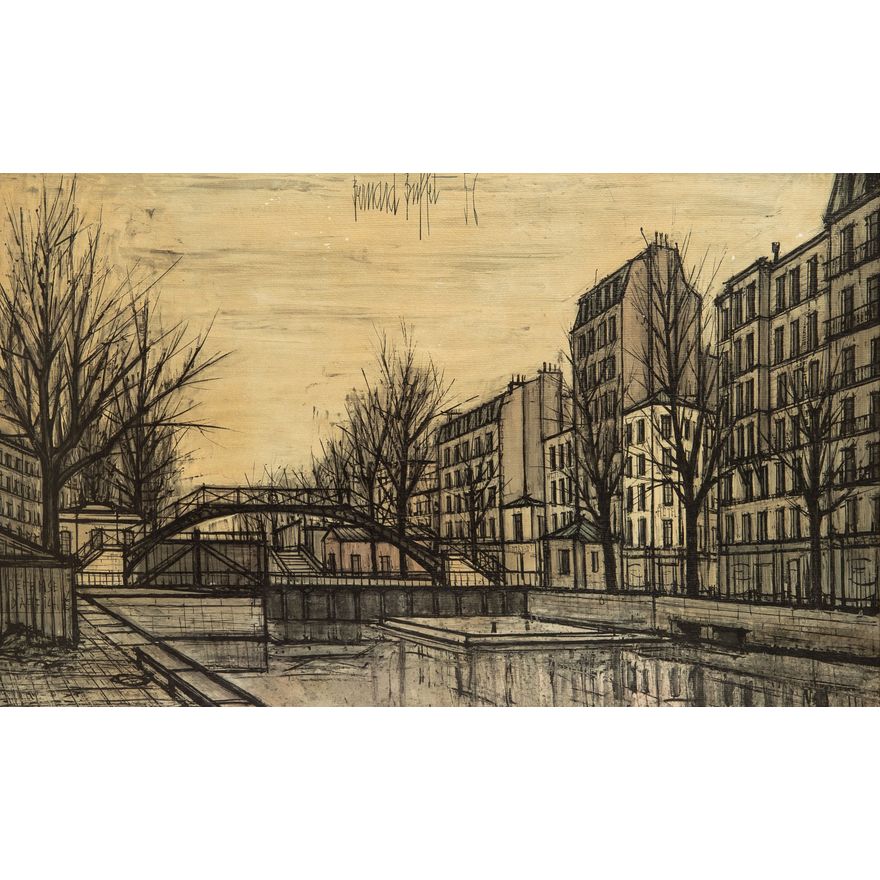 Bernard Buffet | Pejzaż miejski, 1956 r.