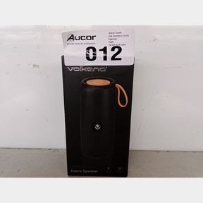 VOLKANO BLUETOOTH SPEAKER STUN SERIES - BLACK - BLACK / ORANGE - 16 CM -