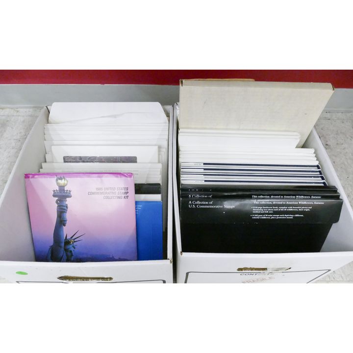 2 Boxes US Comm. Stamp Sets $460 Face Value Approx.