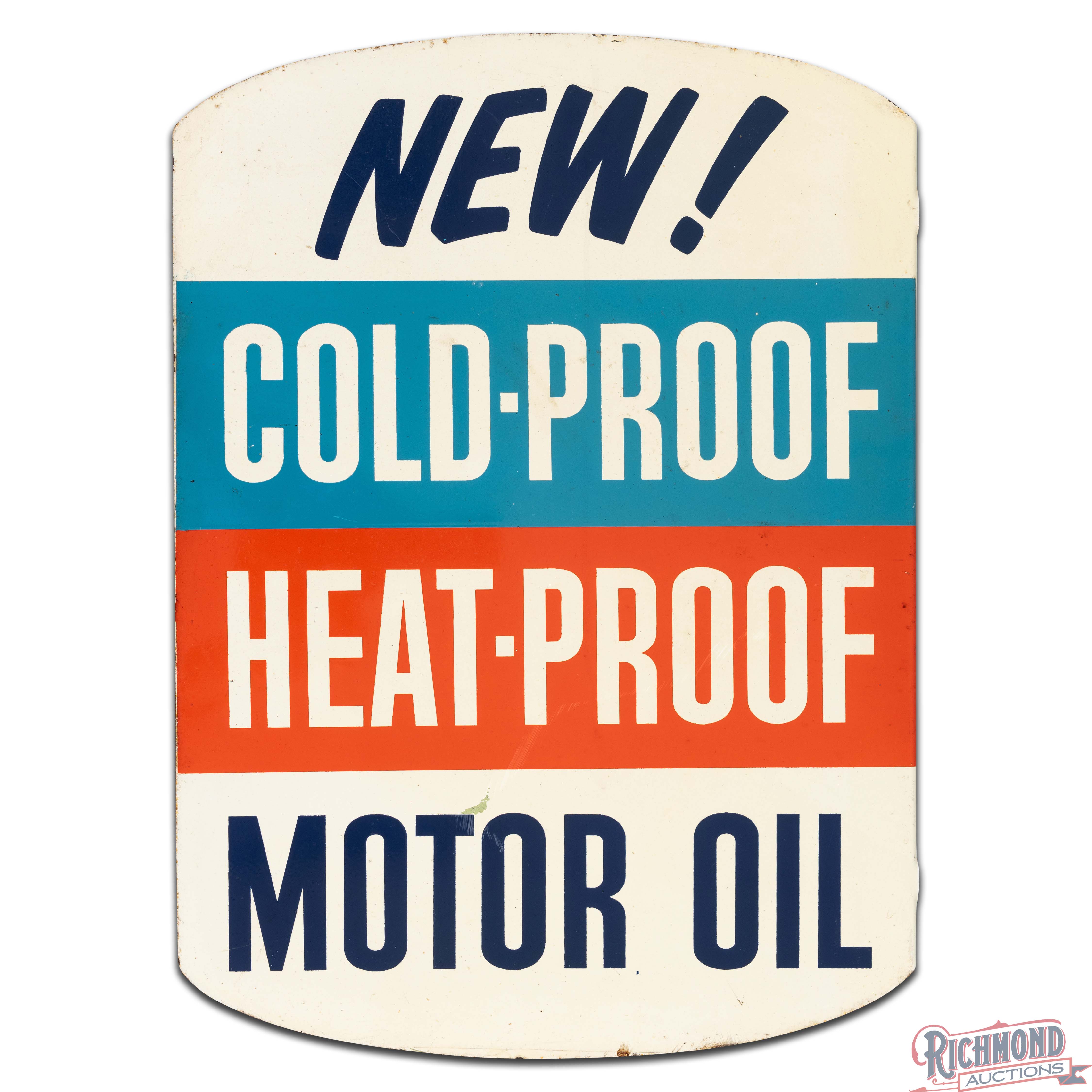 Gulfpride Select New! Cold-Proof Heat-Proof Motor Oil Double Sided Tin ...