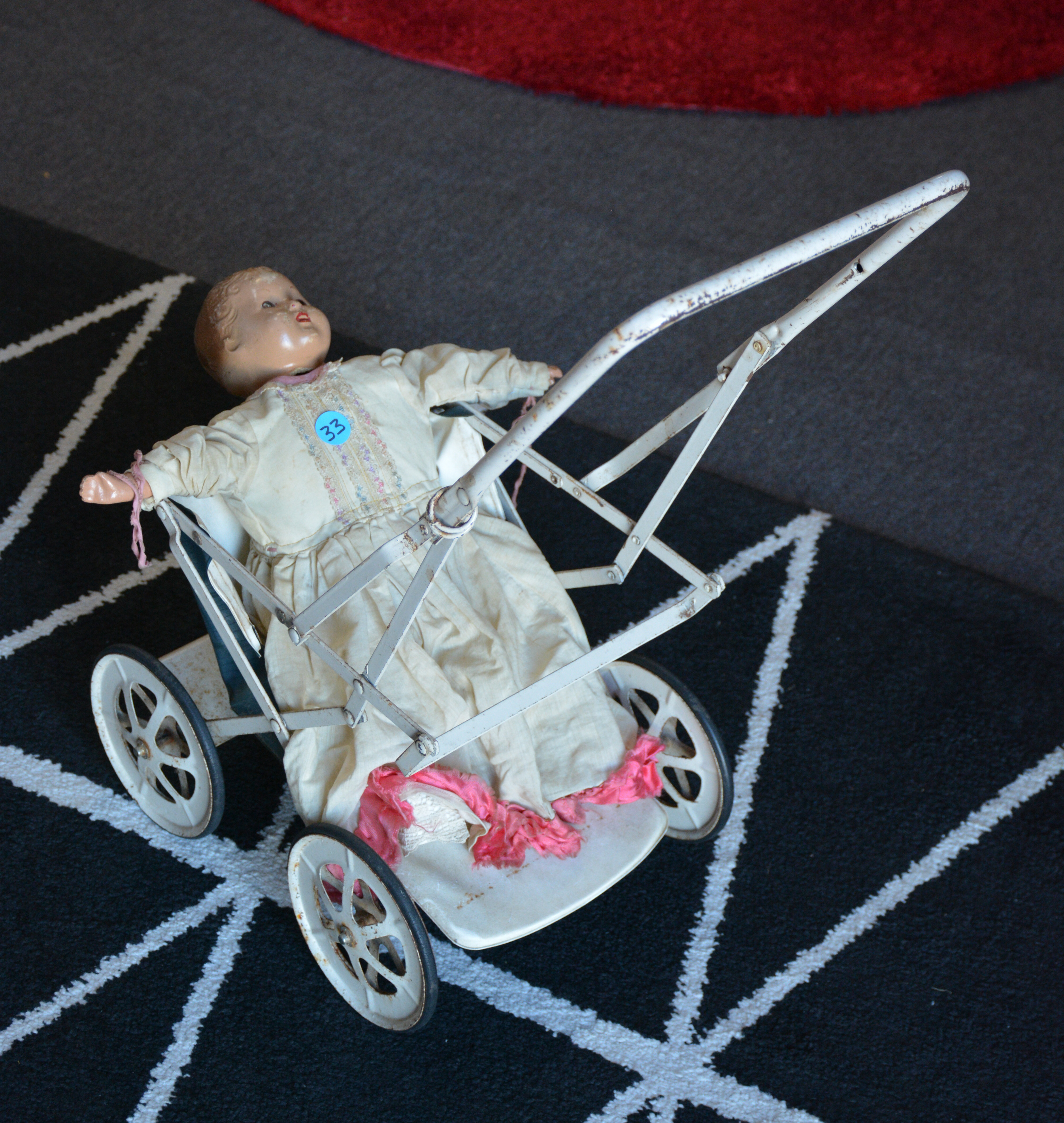 Vintage Pram and Doll — NZ auction result