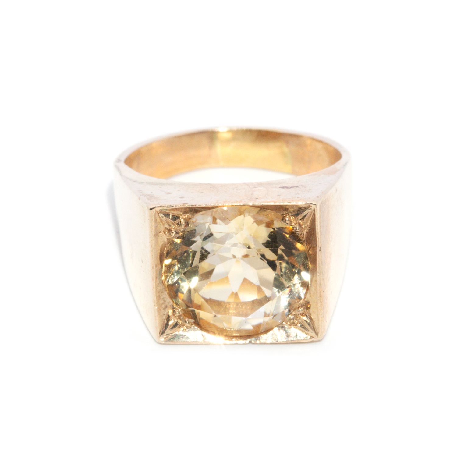 Citrine 9ct Gold Ring