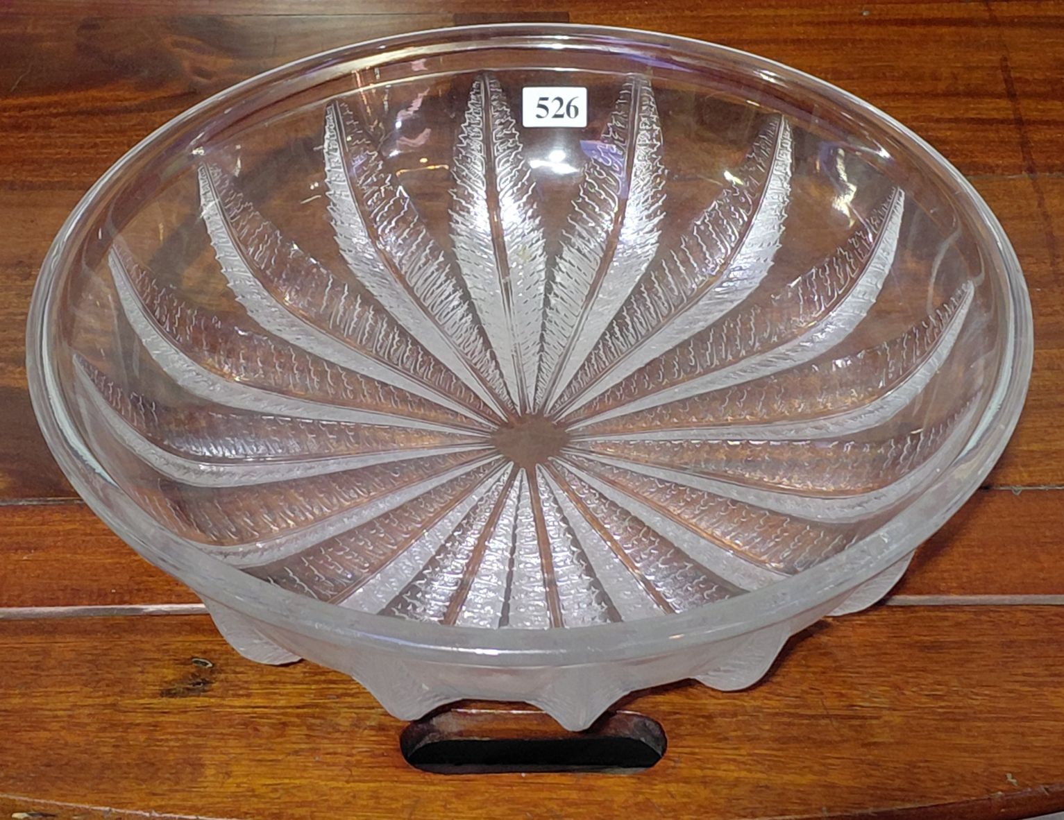 526 · LALIQUE ART GLASS BOWL