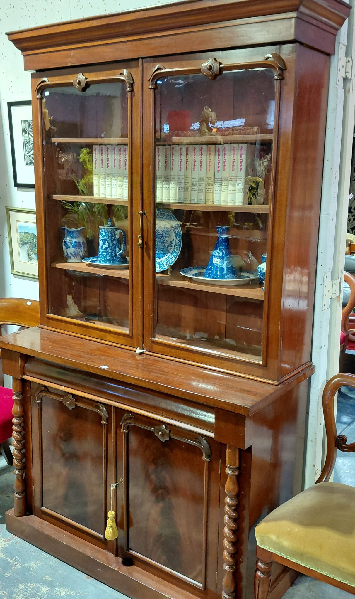 Antique Victorian Bookcase